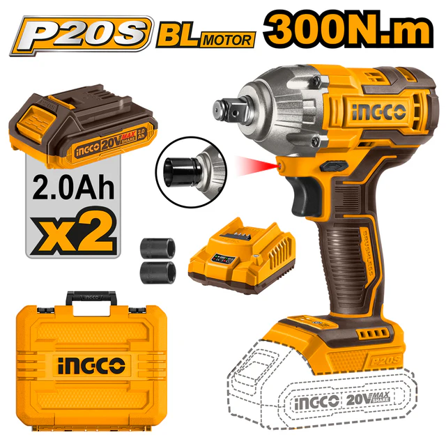 Chave de impacto sem fio P20S 20V íon-lítio CIWLI2038