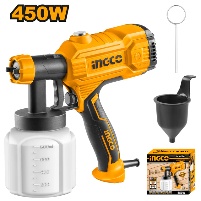 Pistola de pulverização elétrica industrial 450W SPG3508