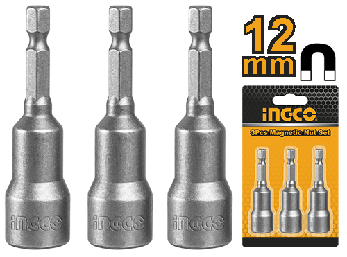 Conjunto de 3 porcas magnéticas de impacto AMN1231