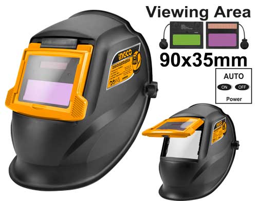 Capacete de soldagem com escurecimento automático  AHM009