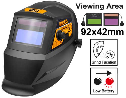 Capacete de soldagem com escurecimento automático  AHM008