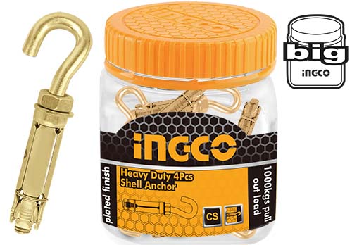 Âncora de concha resistente com 4 peças HWHA0607531