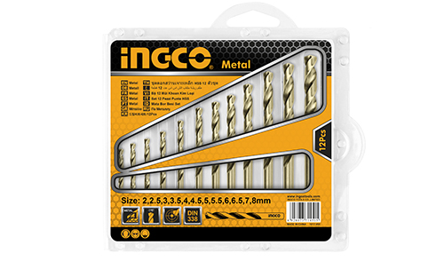 Conjunto de brocas para metal HSS - 12 peças