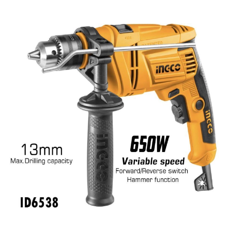 FURADEIRA DE IMPACTO INGCO 13MM 650W ID6538 