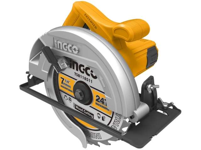 SERRA CIRCULAR MANUAL INGCO CS18518 (ECO) DISCO 7¼ 1200S 5000RPM CORTE 65MM