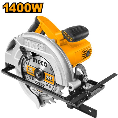 SERRA CIRCULAR MANUAL INGCO CS18518 (ECO) DISCO 7¼ 1200S 5000RPM CORTE 65MM