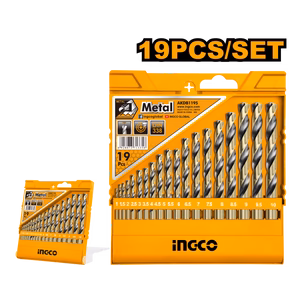 Ingco 19pcs Cobalt Hss Drill Bits Set AKDB1195