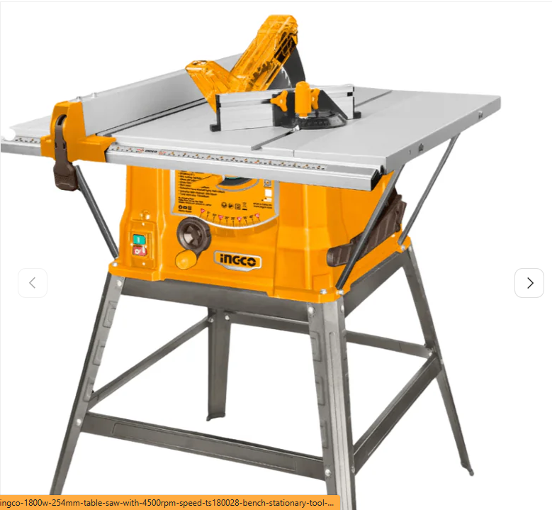 Serra de mesa INGCO TS180028 10 polegadas 722 x 520 mm 1800 WINGCO TS180028 Table saw 10 Inch 722X520mm 1800W