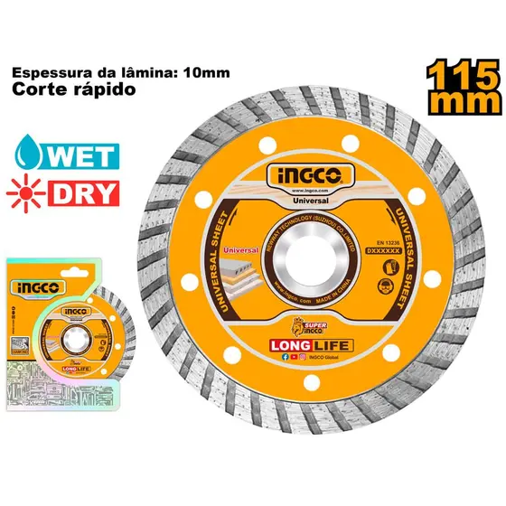Disco diamantado úmido/seco (1 pacote) DMD031152