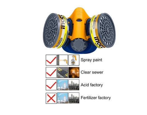 MASCARA C/ RESPIRADOR  HRS02